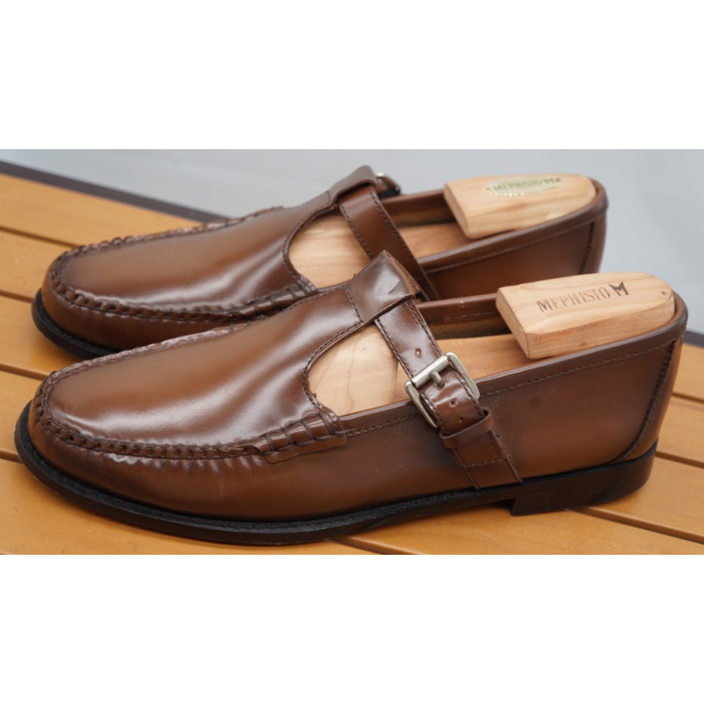 G.H. Bass Weejuns Mary Jane Loafers Brown Leather Women’s Size 11 - Picture 3 of 14